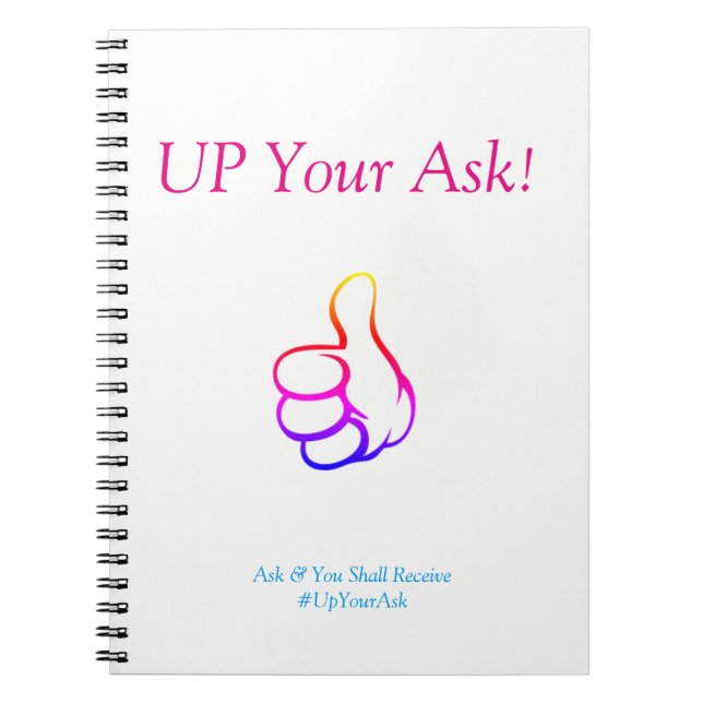 UP Your ASK - Notebook (Front)