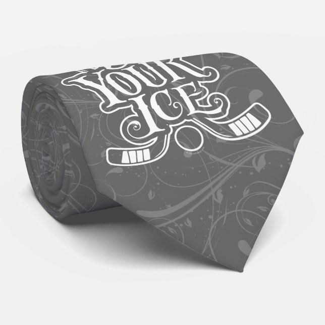 Up Your Ice (Hockey) Tie (Rolled)