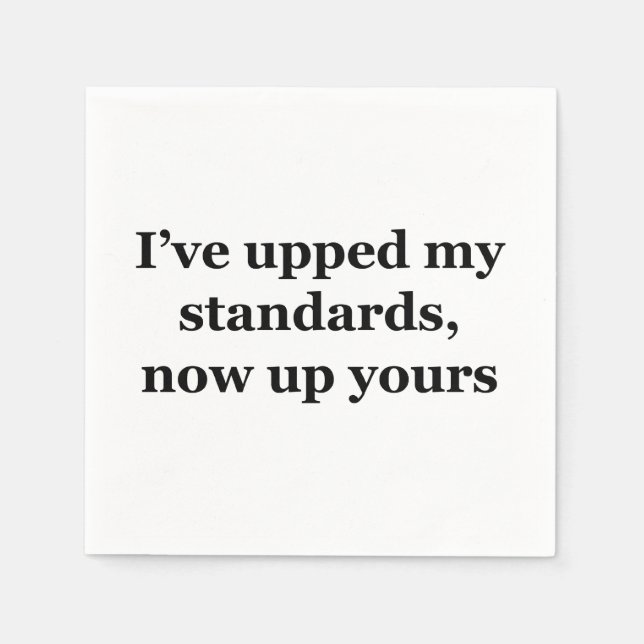 Up Yours Napkin (Front)