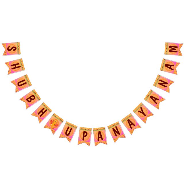 Upanayanam Ceremony Thread Ceremony Welcome Bunting Flags (All)