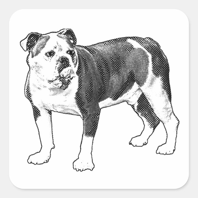 Upbeat Day, Playful Dog Sticker (Front)