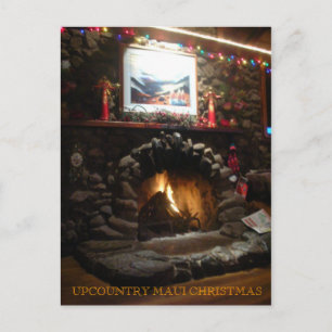 Upcountry Maui Christmas - Customized Holiday Postcard