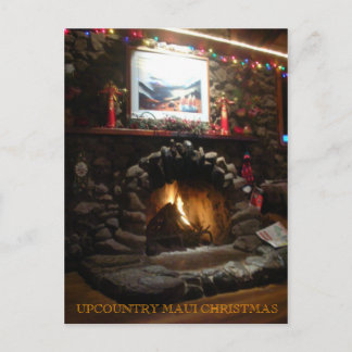 Upcountry Maui Christmas Holiday Postcard