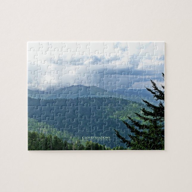 Updated 'Cloud Shadows' Kuwohi Clingmans Dome Jigsaw Puzzle (Horizontal)