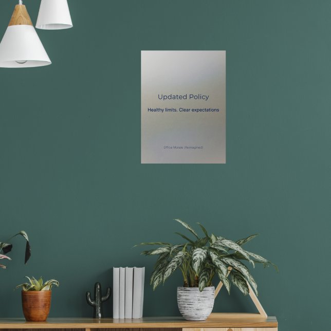 UPDATED POLICY POSTER (Living Room 1)