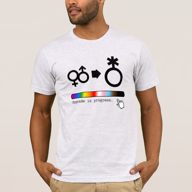 Upgrade in Progress Pride T-Shirt (Front)