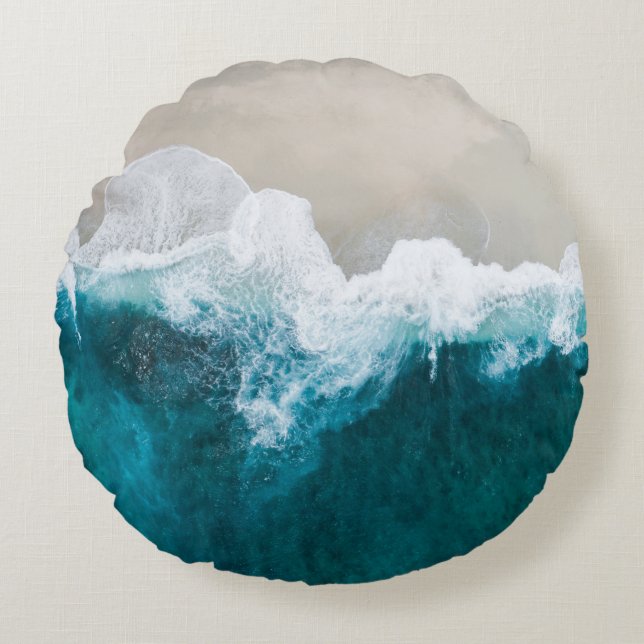 Upgrade Your Bedding with Zazzle's Top-Rated  Round Pillow (Front)