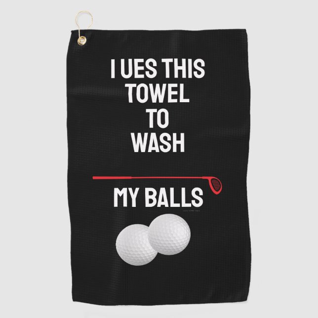 Upgrade Your Golfing Experience with Personalized  Golf Towel (Front)