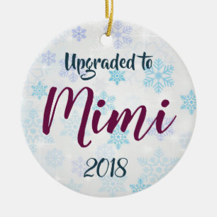 Upgraded To Mimi Personalized Christmas Ornament