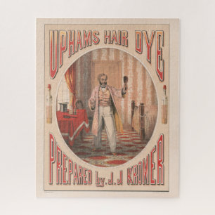 Uphams Hair Dye, Circa 1864 Jigsaw Puzzle