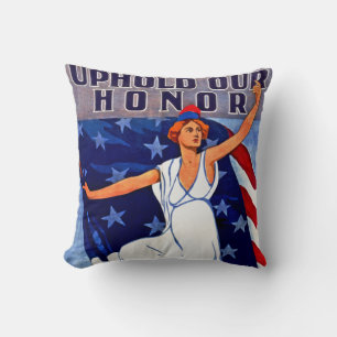 Uphold Our Honour Throw Pillow