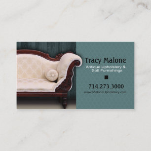 Upholstery Expert, Furniture Designer Business Card