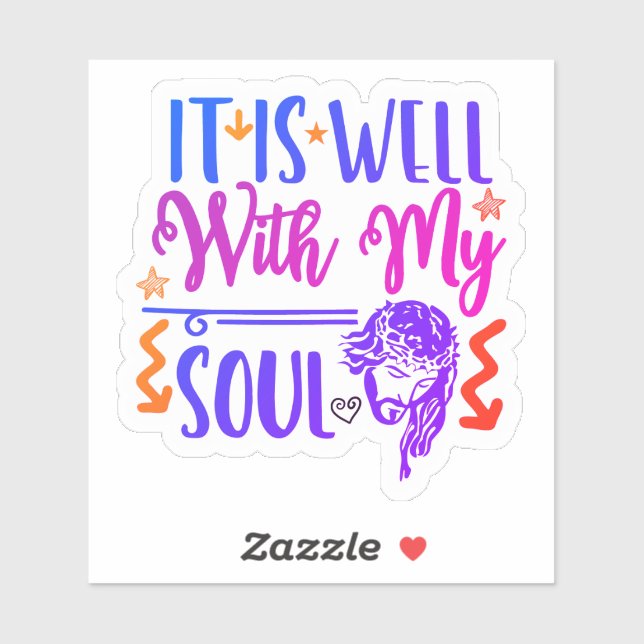 Uplifting Bible Verse Sticker (Sheet)