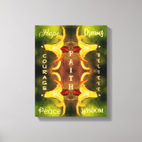 Uplifting Canada Lily Abstract Inspirational Words