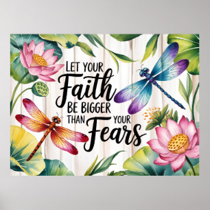 Uplifting Faith-Based Wall Art with Bible Verse
