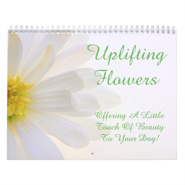 Uplifting Flowers Calendar (Cover)