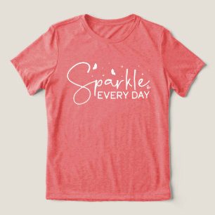 Uplifting Message Inspirational Quote Casual Red Tri-Blend Shirt