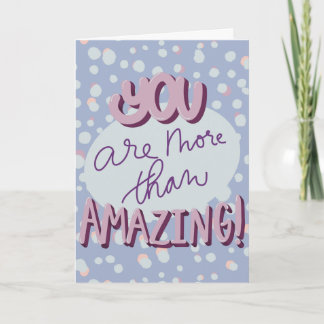 Uplifting Thank You Card with Bubble Letters