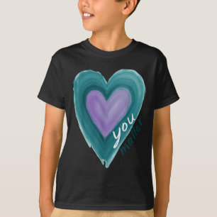 Uplifting you  Suicide Prevention Heart Design  T-Shirt