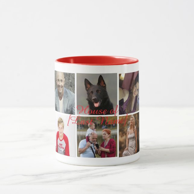 Upload 10 Family Pictures |  Mug (Center)