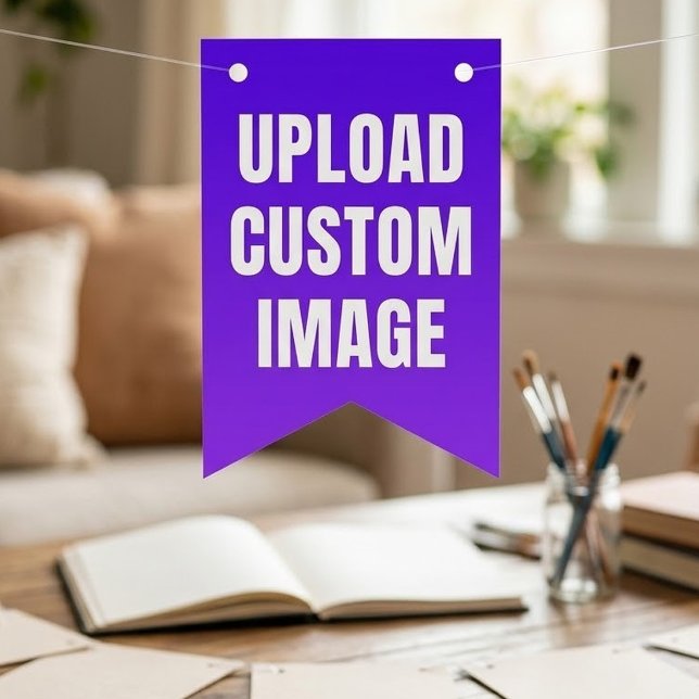 Upload 16 Custom Image - Add Your Own To Print On Bunting Flags (Creator Uploaded)