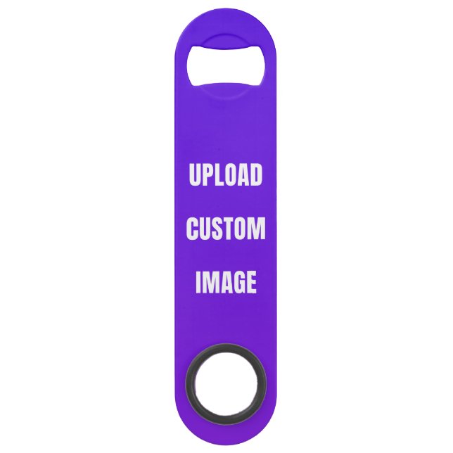 Upload 2 Custom Image - Add Your Own To Print On A Bar Key (Front)