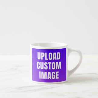 Upload 2 Custom Image - Add Your Own To Print On A Espresso Cup