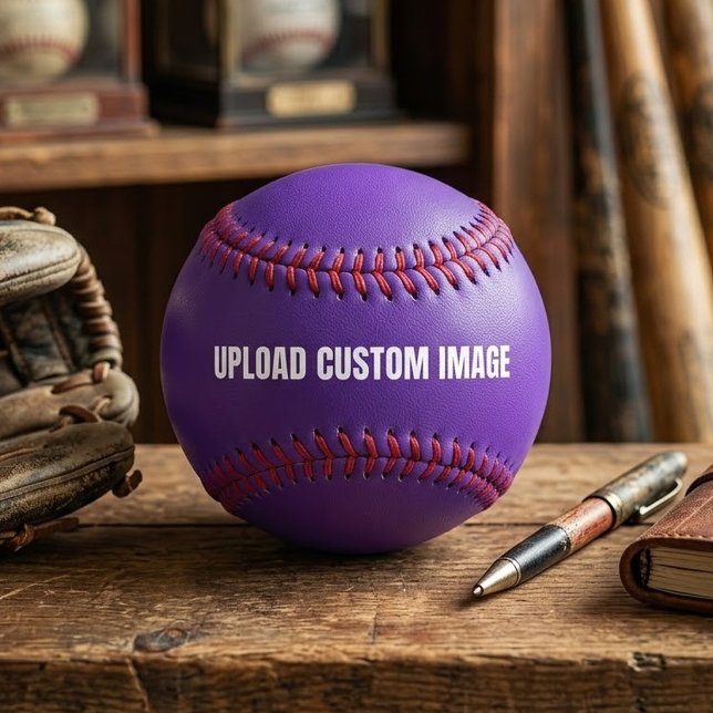Upload 2 Custom Image - Add Your Own To Print On A Softball (Creator Uploaded)