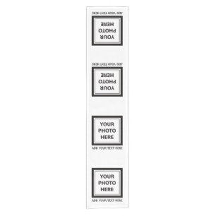 Upload 4 Photos & Add Text – Customize Picture Short Table Runner