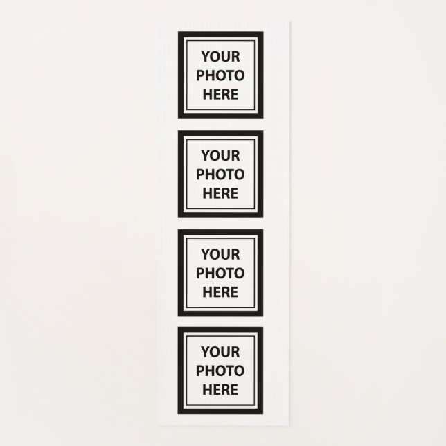 Upload 4 Photos – Customize Picture Yoga Mat (Front)