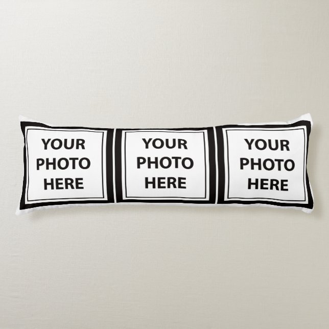 Upload 6 Photos – Simple Picture Body Pillow (Front)