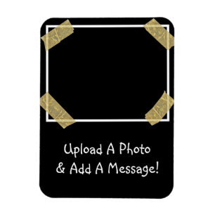 Upload a Photo and Add a Custom Personal Message Magnet