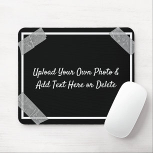 Upload a Photo and Add a Personal Custom Message Mouse Pad