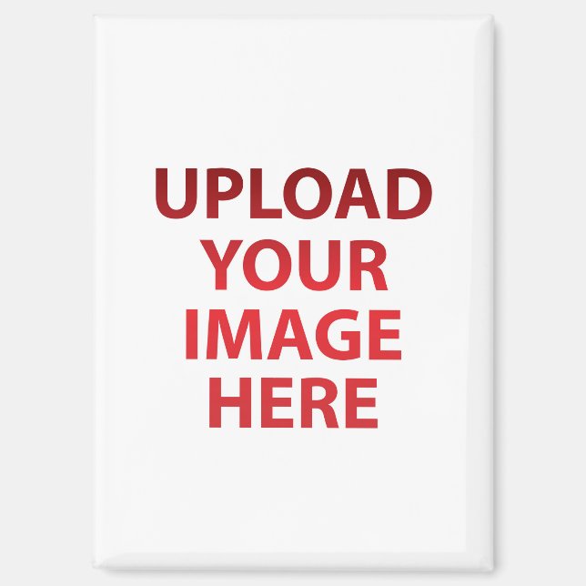 Upload a photo of your loved one magnet (Front)