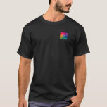 Upload Add Image Logo Photo Template Men's T-Shirt<br><div class="desc">Upload Add Image Logo Photo Template Custom Basic Dark T-Shirt.</div>