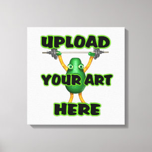 Upload art to customized items canvas print