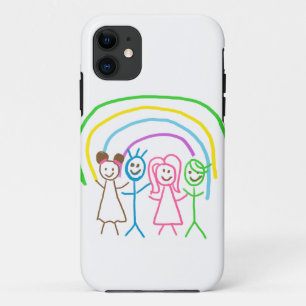 Upload Childs Drawing Turn Kids Artwork to iPhone 11 Case
