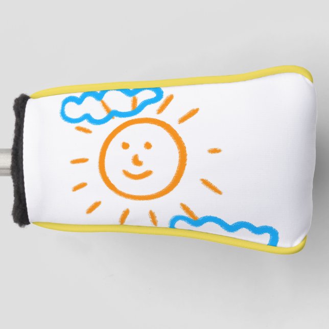 Upload Childs Drawing Turn Kids Artwork to Golf Head Cover (Front)