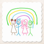 Upload Childs Drawing Turn Kids Artwork to Paper Coaster<br><div class="desc">Digitize your kids' drawing or artwork and create unique gift products with your child's own artwork for a forever memory. Add your kids drawing to pillows,  mugs,  lamps,  etc. Add kids' drawings,  paintings,  or any artwork for precious gifts for grandparents,  aunts,  uncles,  school or kindergarten teachers,  etc.</div>