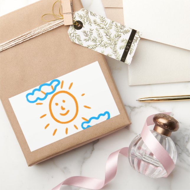 Upload Childs Drawing Turn Kids Artwork to Sticker (Gifting)