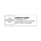 Upload Company Logo Custom Business Return Address