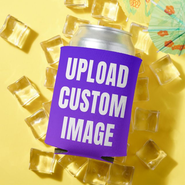 Upload Custom 3 Image - Add Your Own To Print On A Can Cooler (In Situ Summer)