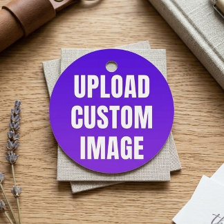 Upload Custom Image - Add Your Own To Print On A Favour Tags