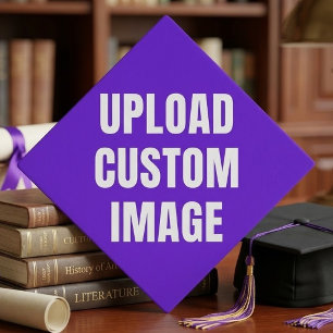 Upload Custom Image - Add Your Own To Print On A Graduation Cap Topper
