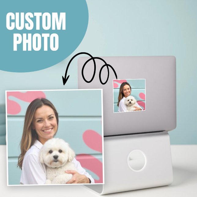 Upload Custom Pet Pic Gift Sticker for Dog Parent (Upload Custom Pet Pic Gift Sticker for Dog Parent.)