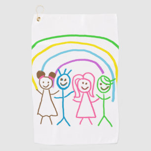 Upload Drawing Turn Kids Artwork to Golf Towel