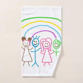 Upload Drawing Turn Kids Artwork to Hand Towel