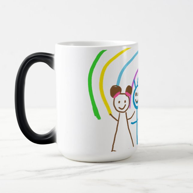 Upload Drawing Turn Kids Artwork to Morphing Magic Mug (Left)