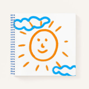 Upload Drawing Turn Kids Artwork to Sketchbook Notebook