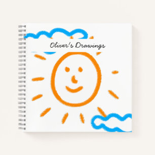 Upload Drawing Turn Kids Artwork to Sketchbook Notebook